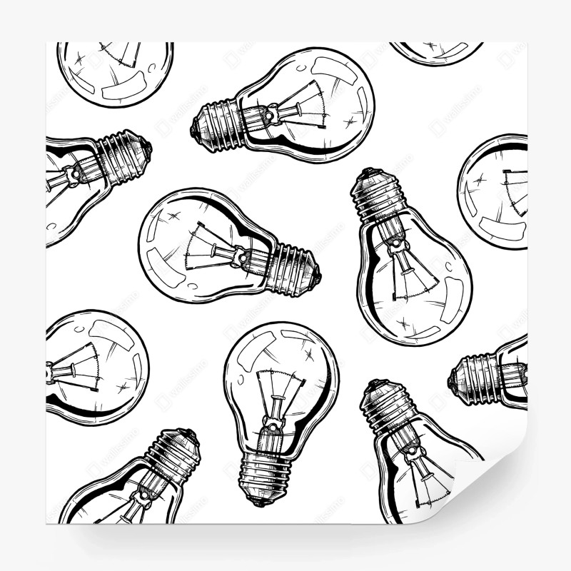 Fototapete schwarzweißes geometrisches streifenmuster – Wallnifity®