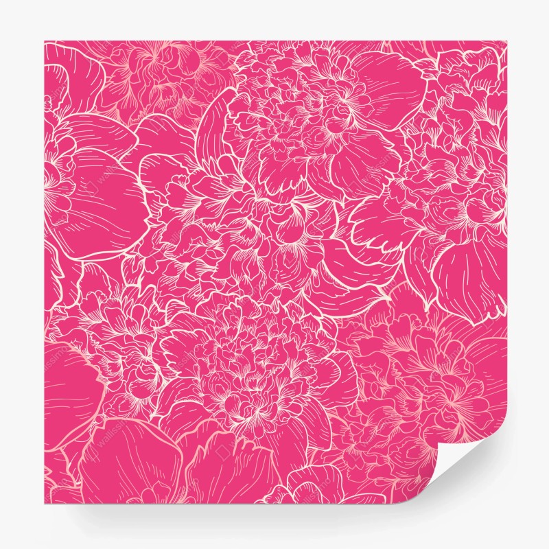 Fototapete waldfüchse muster für kinderzimmer – Wallnifity®