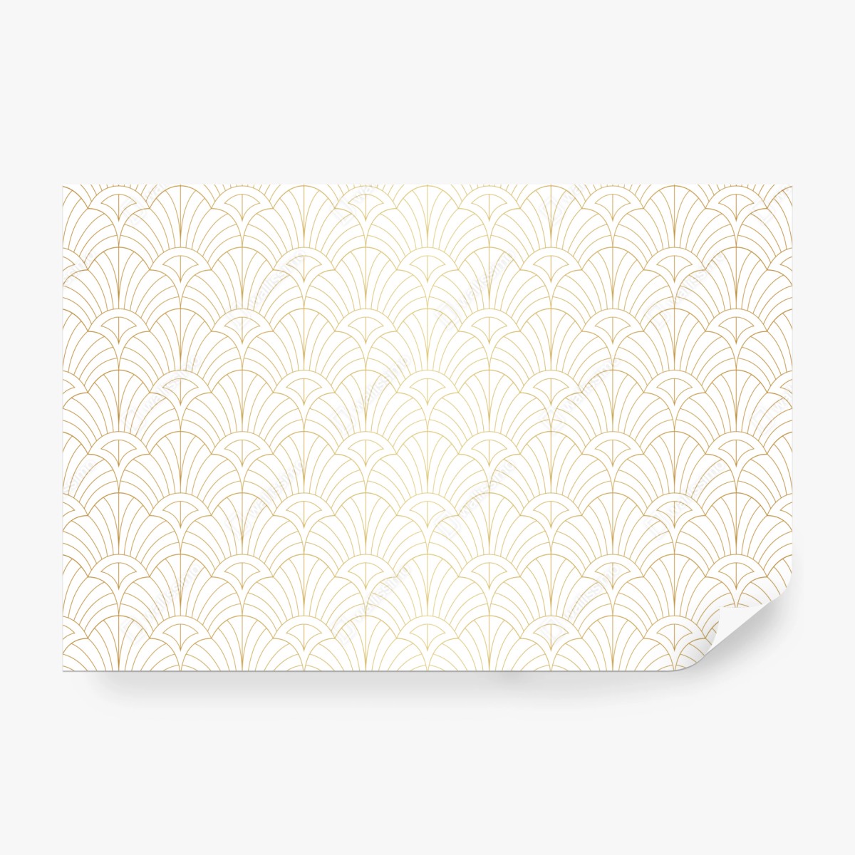 Fototapete goldenes art deco muster – Wallnifity®