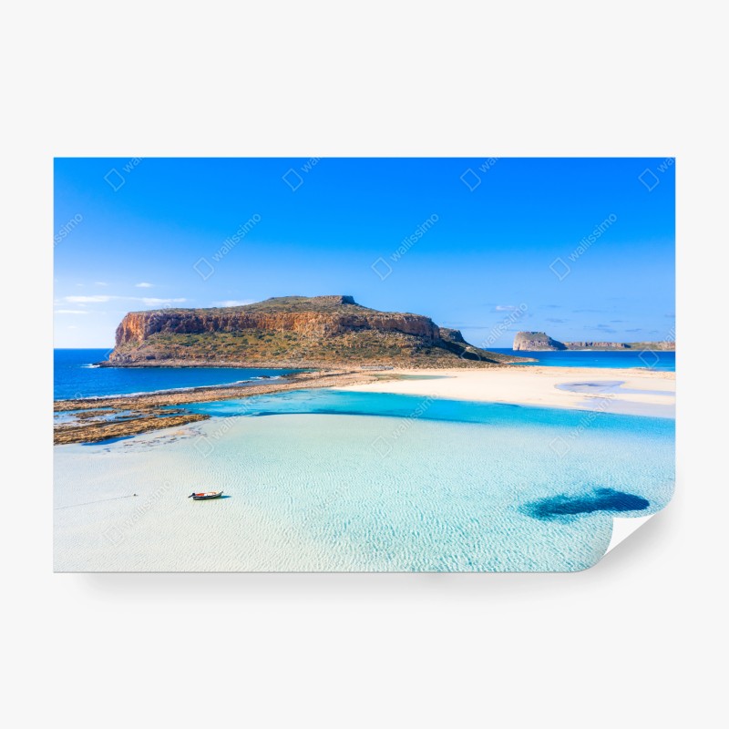 Fototapete türkis-magenta blasenmuster – Wallnifity®