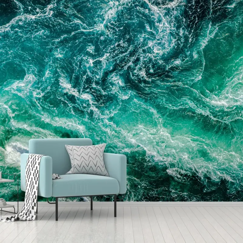 Fototapete maelstrom bei Saltstraumen, Norwegen