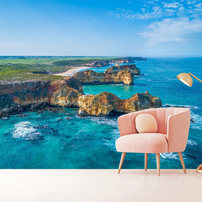 Fototapete Great Ocean Road küstenpanorama – Wallnifity®