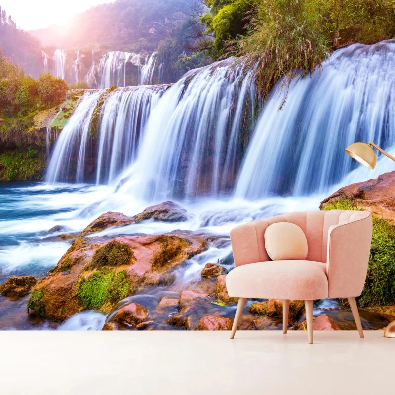 Fototapete Jiulong wasserfall in Luoping, China