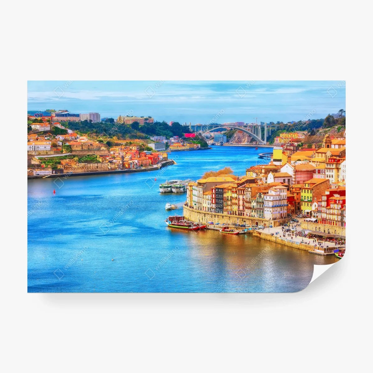 Fototapete Porto uferpanorama – Wallnifity® Fototapete Porto uferpanorama – Wallnifity®