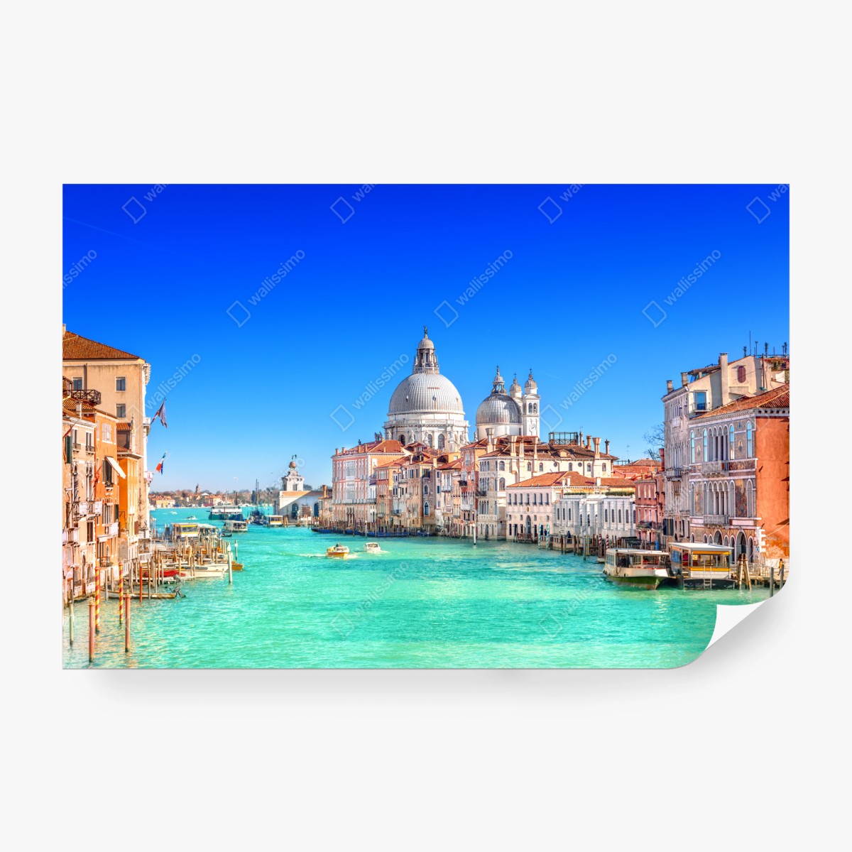 Fototapete Venedig großer kanal panorama – Wallnifity®