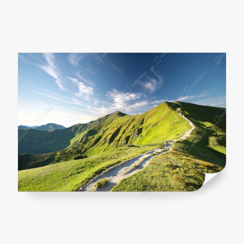 Fototapete Lac Blanc mit Blick auf Mont Blanc – Wallnifity®