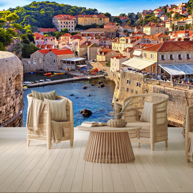 Fototapete Dubrovnik alte stadt am meer – Wallnifity®