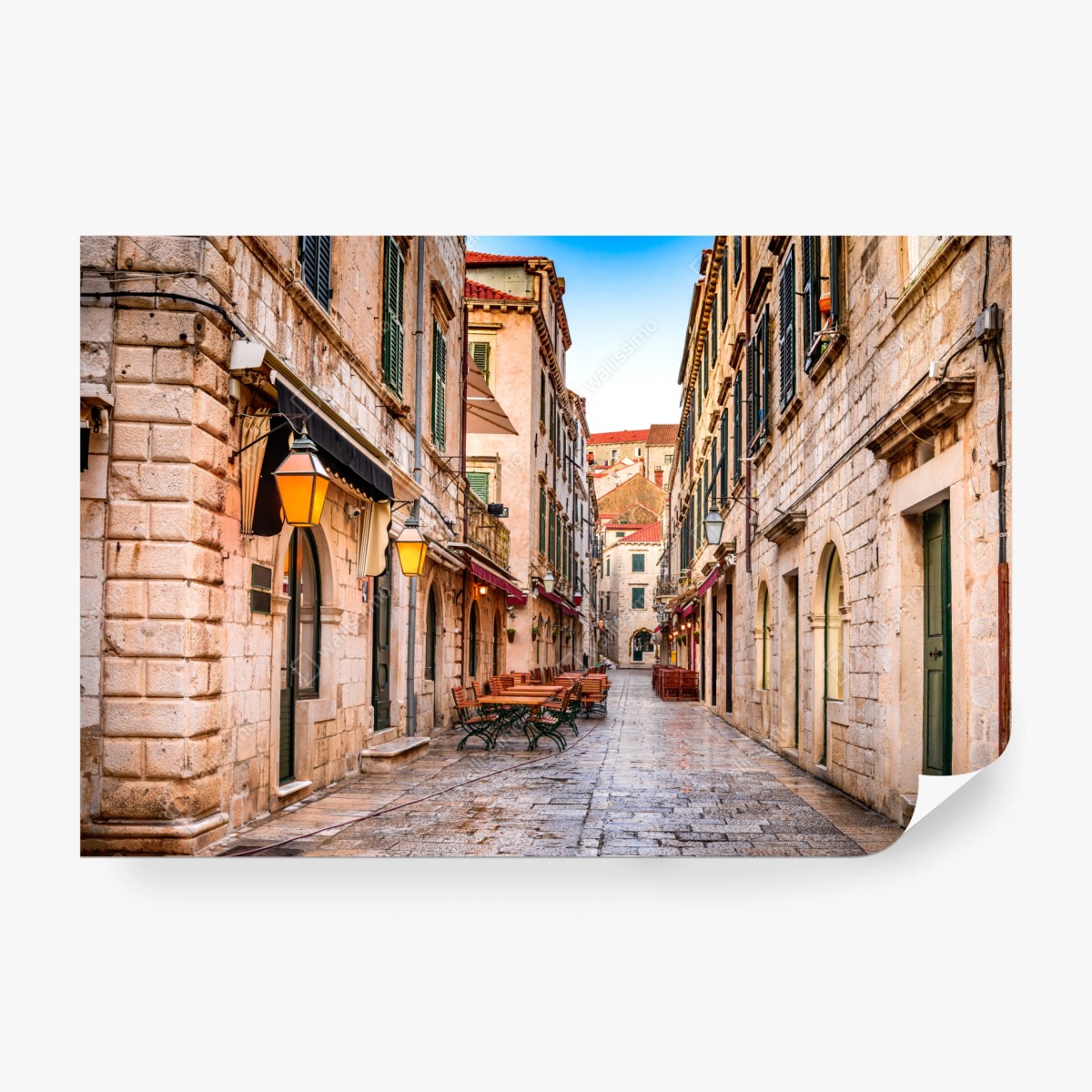 Fototapete Dubrovnik altstadtgasse – Wallnifity®