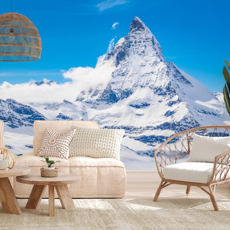 Fototapete Matterhorn majestät vom Gornergrat – Wallnifity®