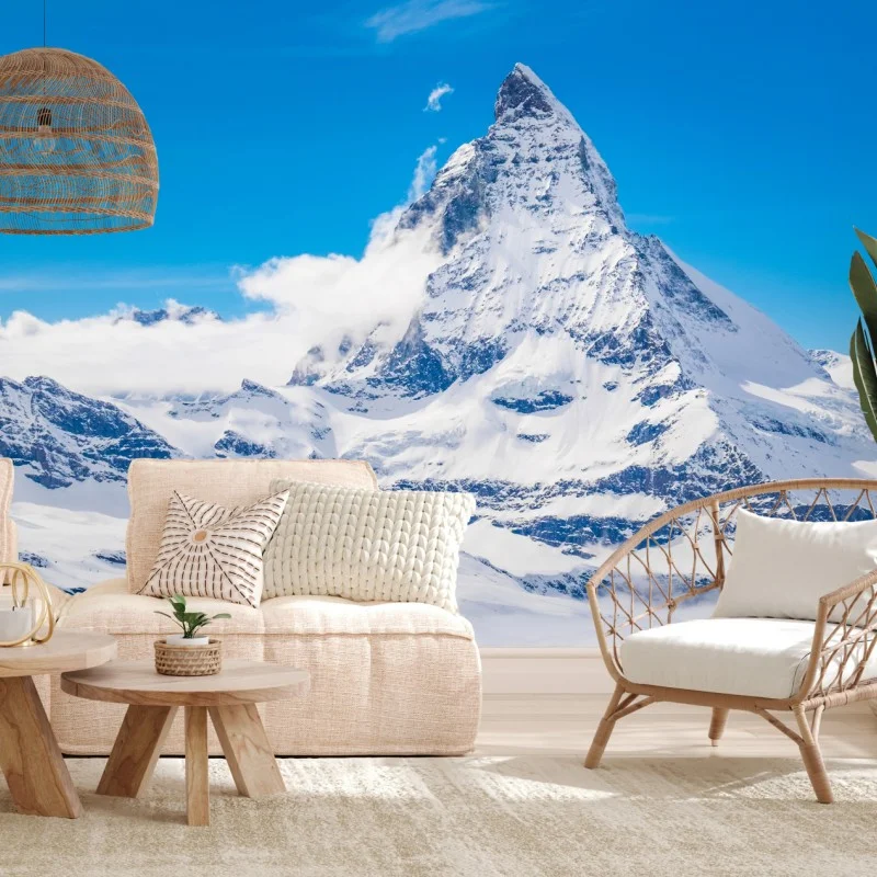 Fototapete Matterhorn majestät vom Gornergrat