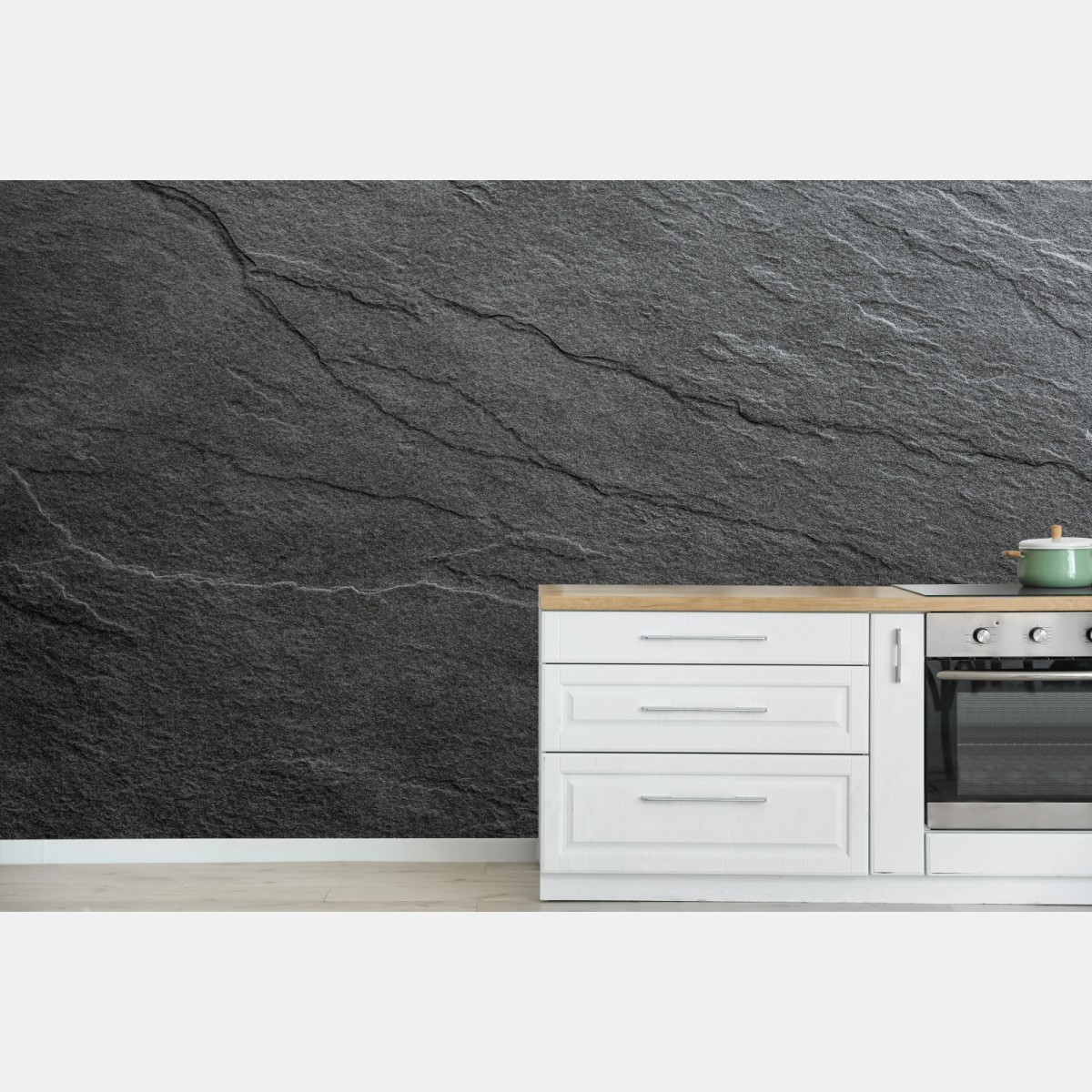 Fototapete dunkle schiefertextur – Wallnifity®
