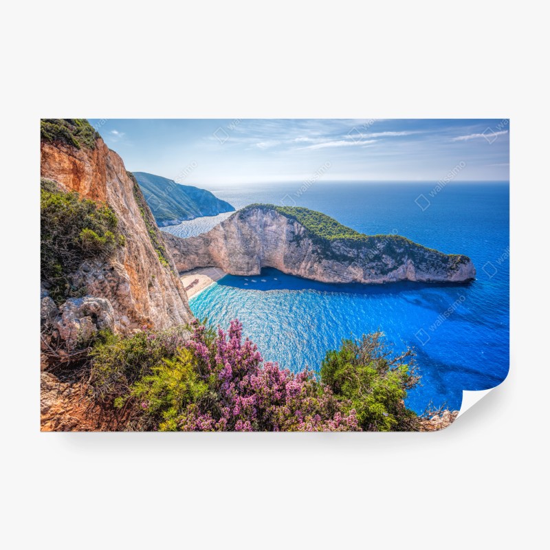 Fototapete verschneite bergspiegelung in Norwegen – Wallnifity®