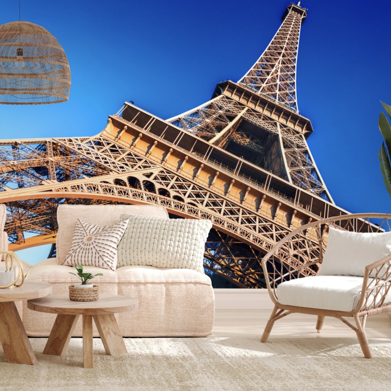 Fototapete Eiffelturm nahaufnahme in Paris – Wallnifity®