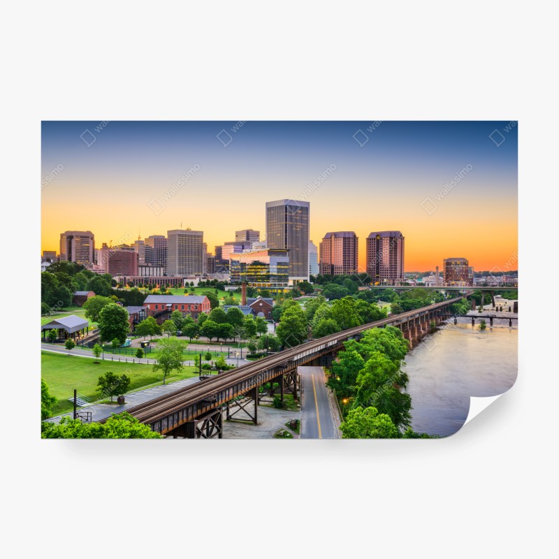 Fototapete türkisblauer klippenstrand panorama – Wallnifity®