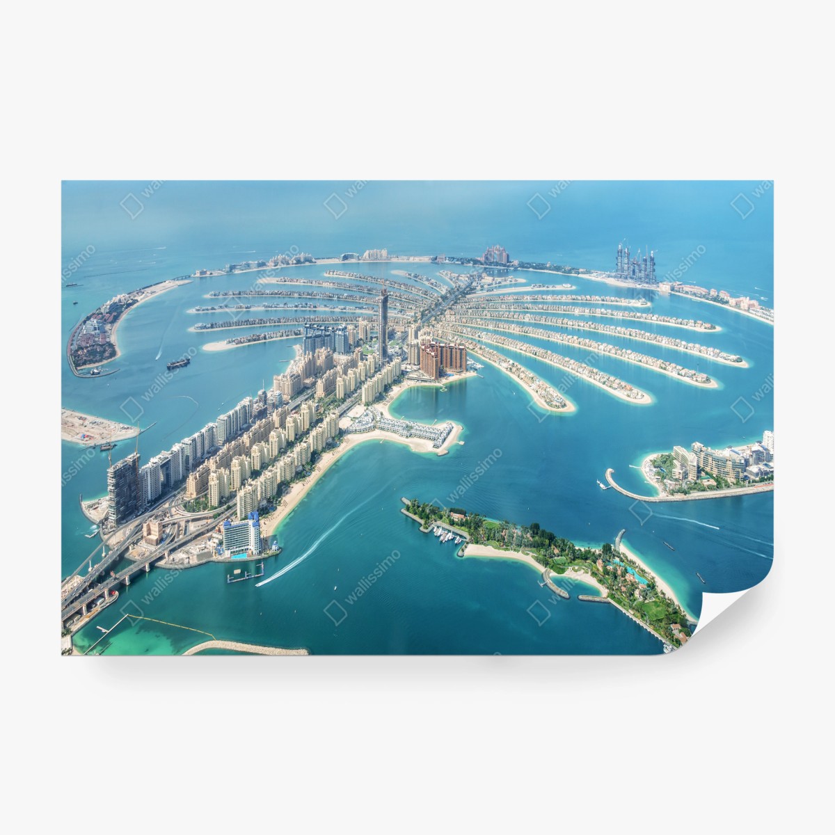 Fototapete luftaufnahme von Palm Jumeirah, Dubai – Wallnifity®