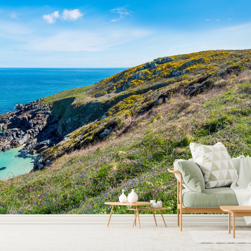 Fototapete küstenpfad nach Hor Point, St Ives – Wallnifity®