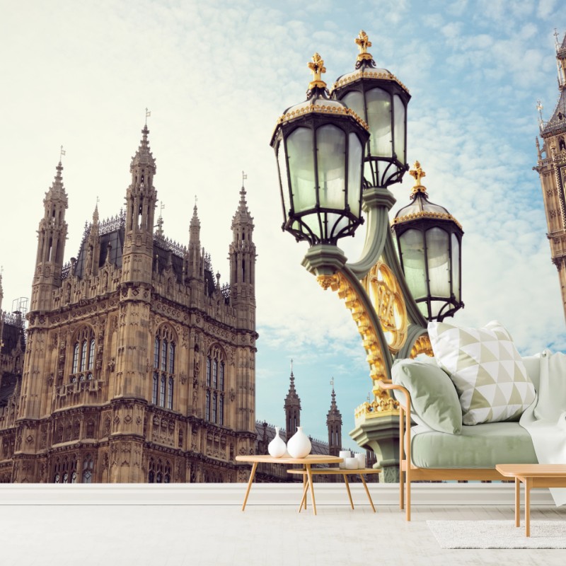 Fototapete Big Ben und Westminster-Palast in London – Wallnifity®