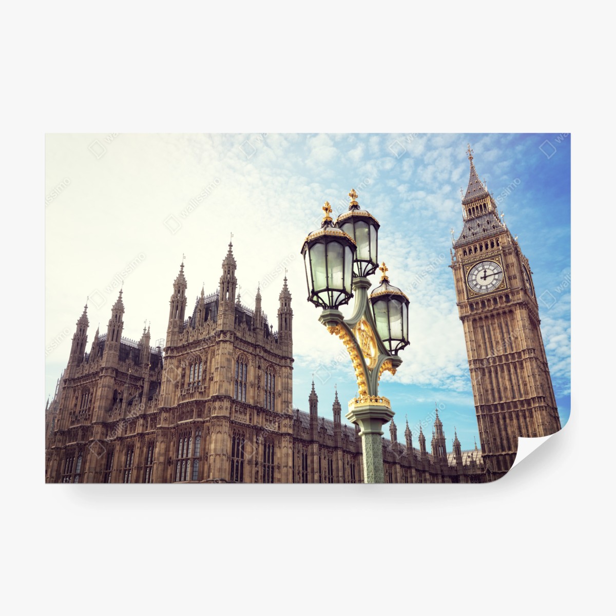 Fototapete Big Ben und Westminster-Palast in London – Wallnifity®