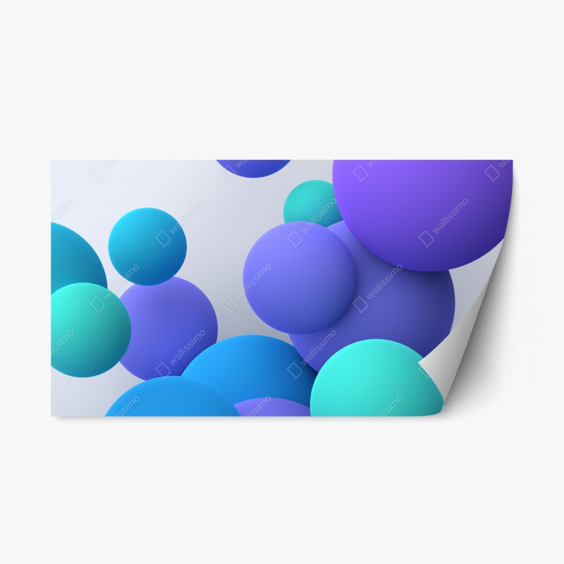 Repositionierbarer Aufkleber surreale retro-collage: traumhafte symbole und erinnerungen – Wallnifity®