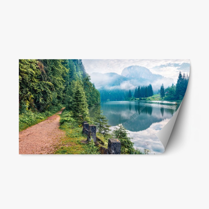 Repositionierbarer Aufkleber panorama Teide auf Teneriffa – Wallnifity®