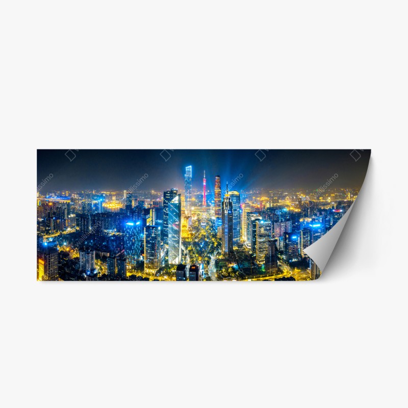 Repositionierbarer Aufkleber ruhige seebrücke über stillem meer – Wallnifity®