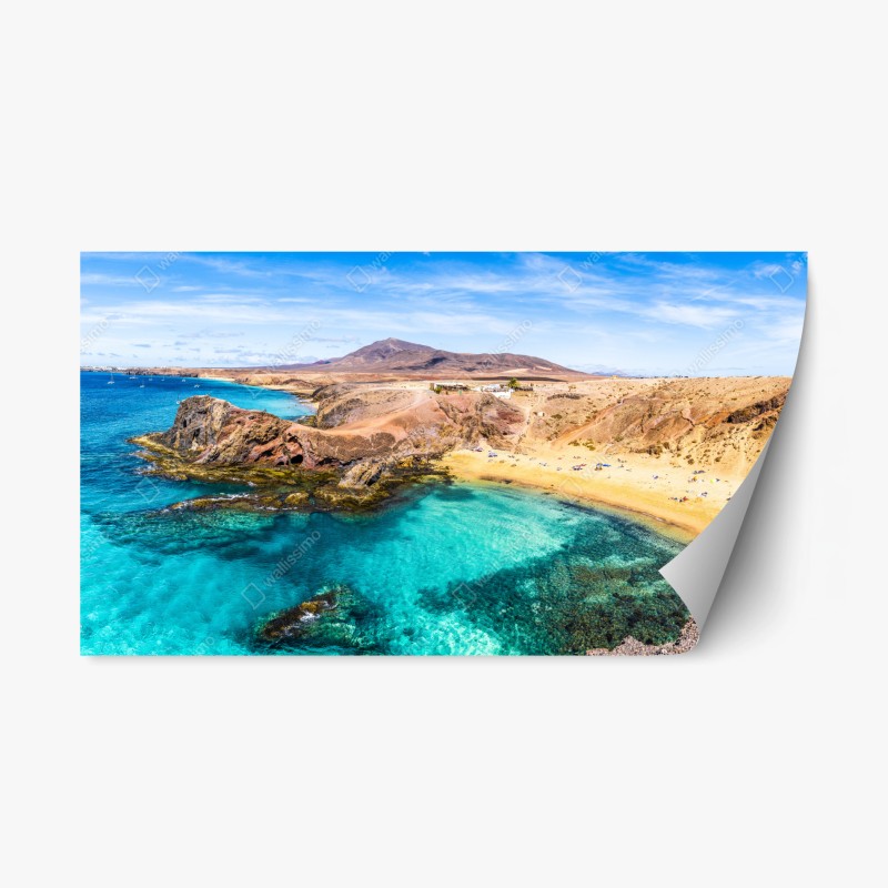 Repositionierbarer Aufkleber Azenhas do Mar küstendorf auf der klippe, Portugal – Wallnifity®