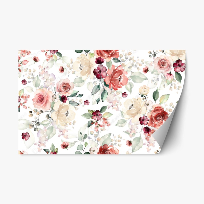 Repositionierbarer Aufkleber lebendige New York skyline bei sonnenuntergang – Wallnifity®