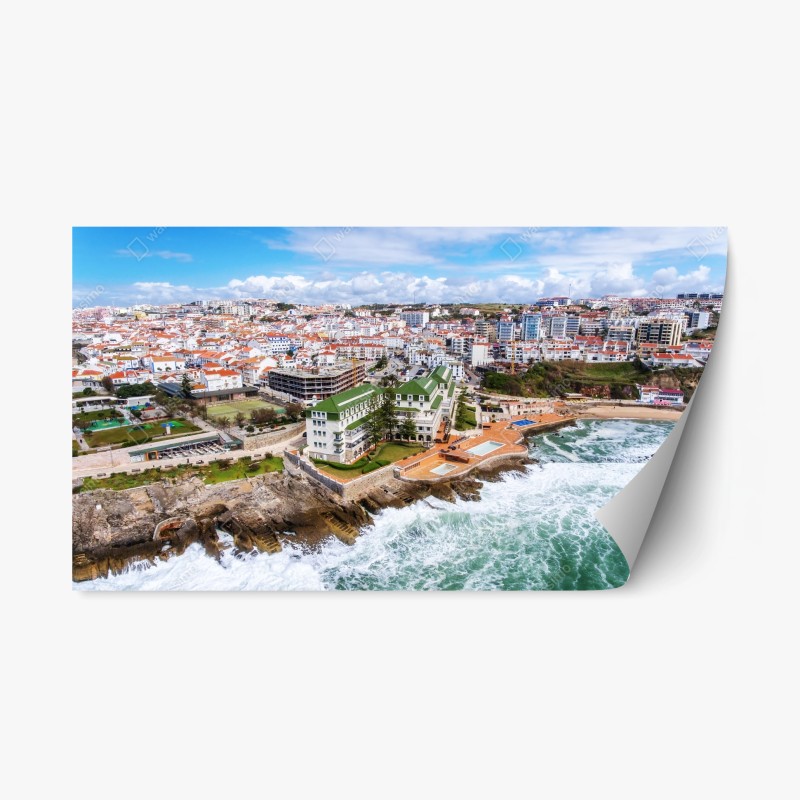 Repositionierbarer Aufkleber bier und hopfen nahtloses muster – Wallnifity®