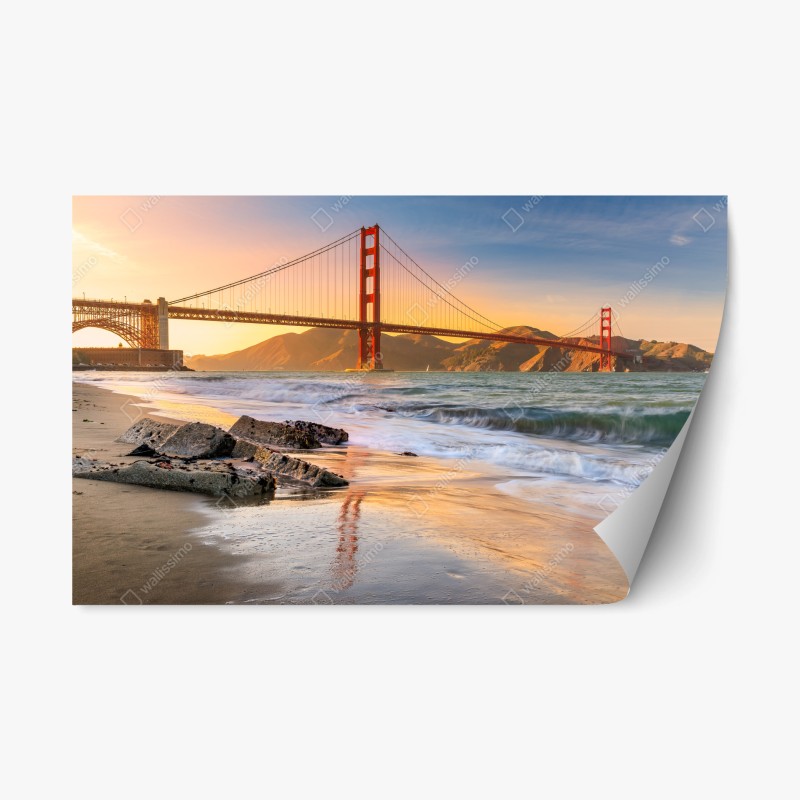 Repositionierbarer Aufkleber dunkle schiefertextur – Wallnifity®