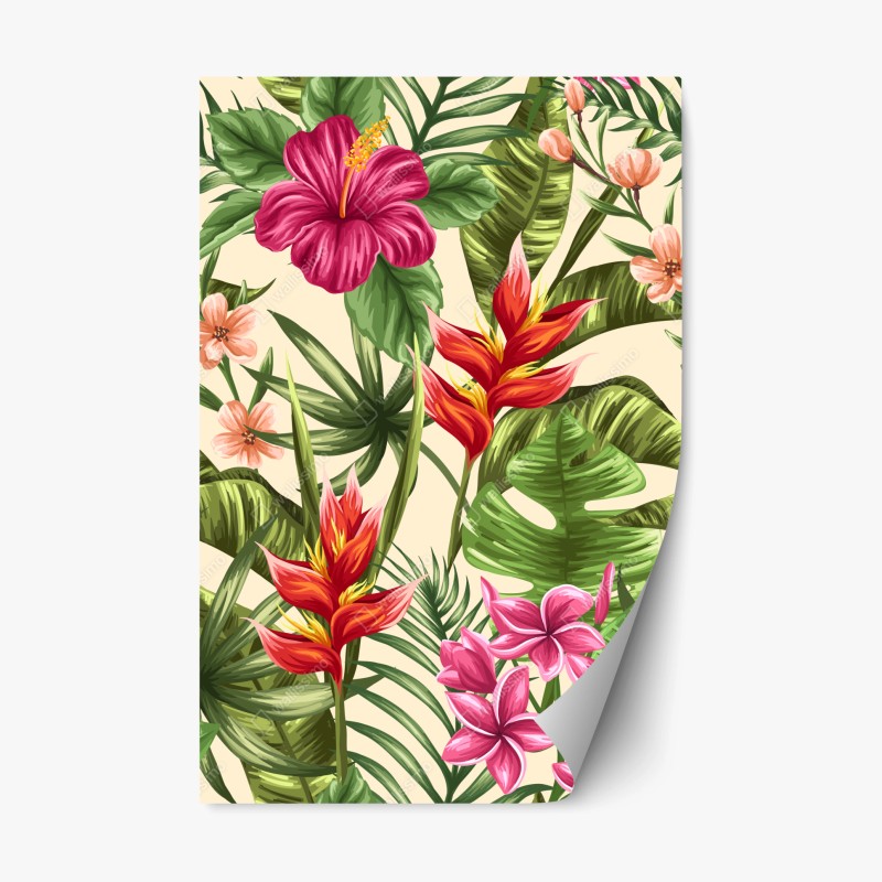 Repositionierbarer Aufkleber majestätischer schneebedeckter berggipfel – Wallnifity®