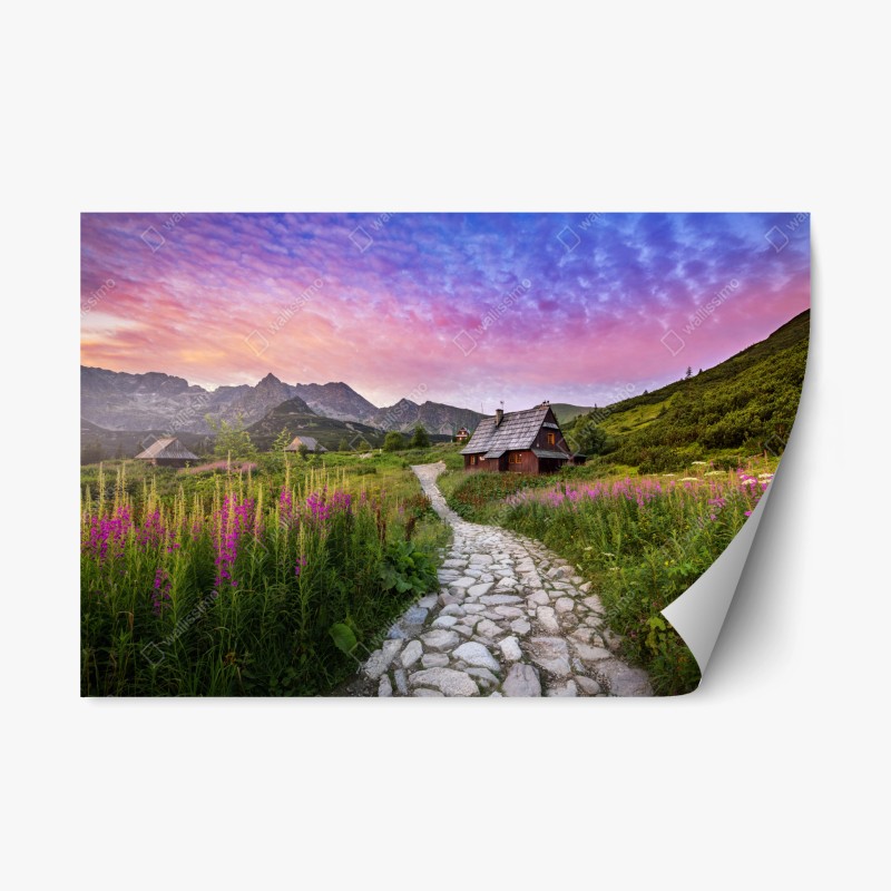 Repositionierbarer Aufkleber tropischer türkisstrand – Wallnifity®