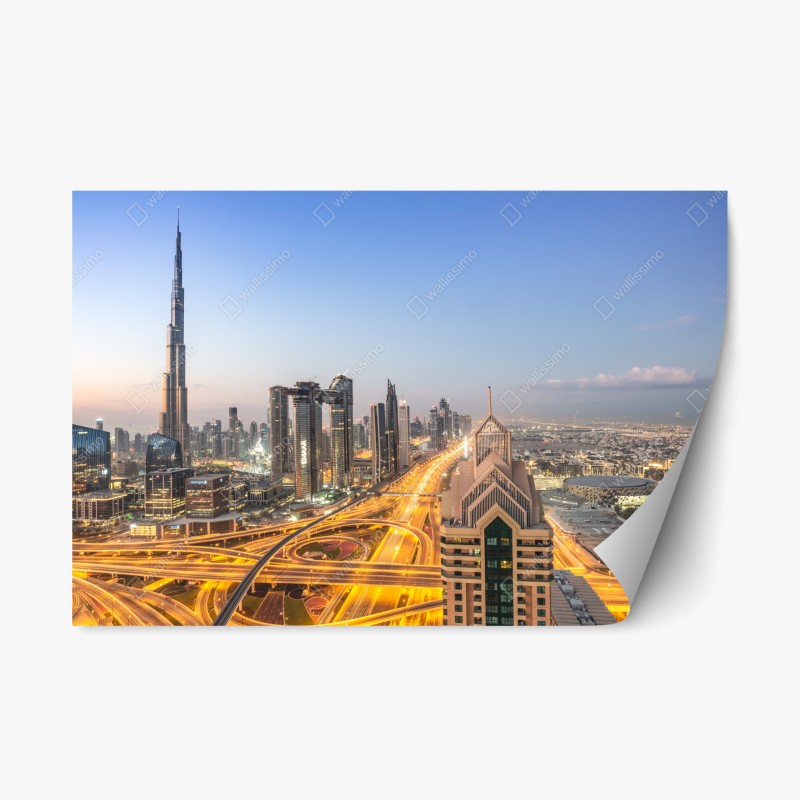 Repositionierbarer Aufkleber tropischer türkisstrand – Wallnifity®