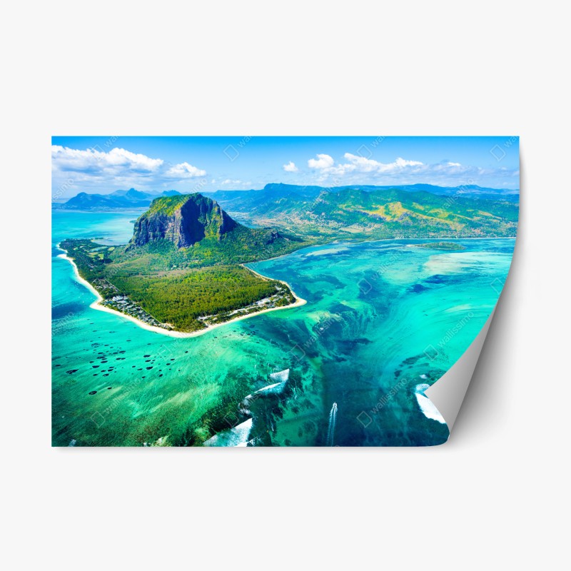 Repositionierbarer Aufkleber vintage collage mit bieretiketten – Wallnifity®