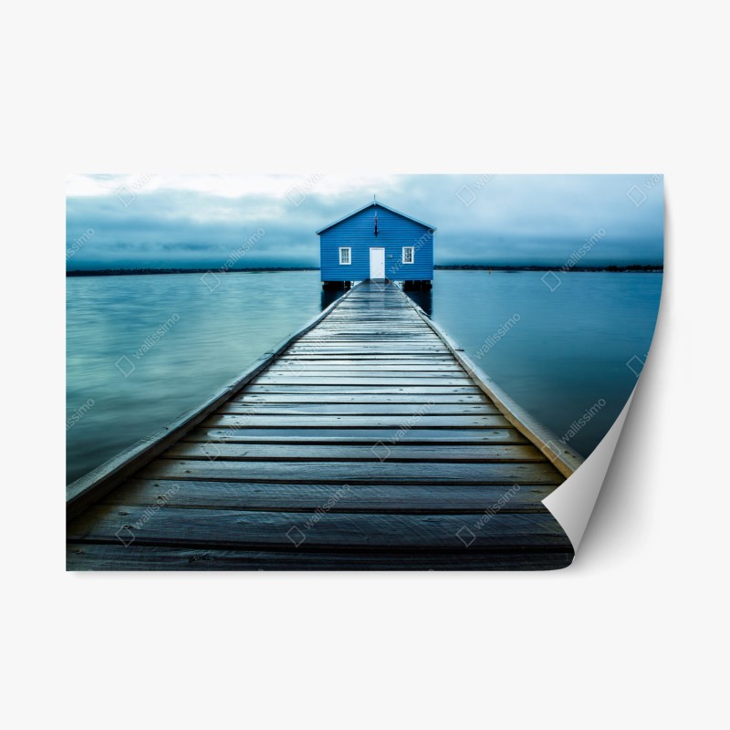 Repositionierbarer Aufkleber stufen zum strand Aiguablava, Costa Brava – Wallnifity®