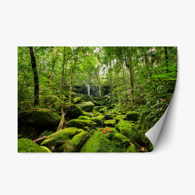 Repositionierbarer Aufkleber verspieltes doodle-muster mit herzen und sternen – Wallnifity®