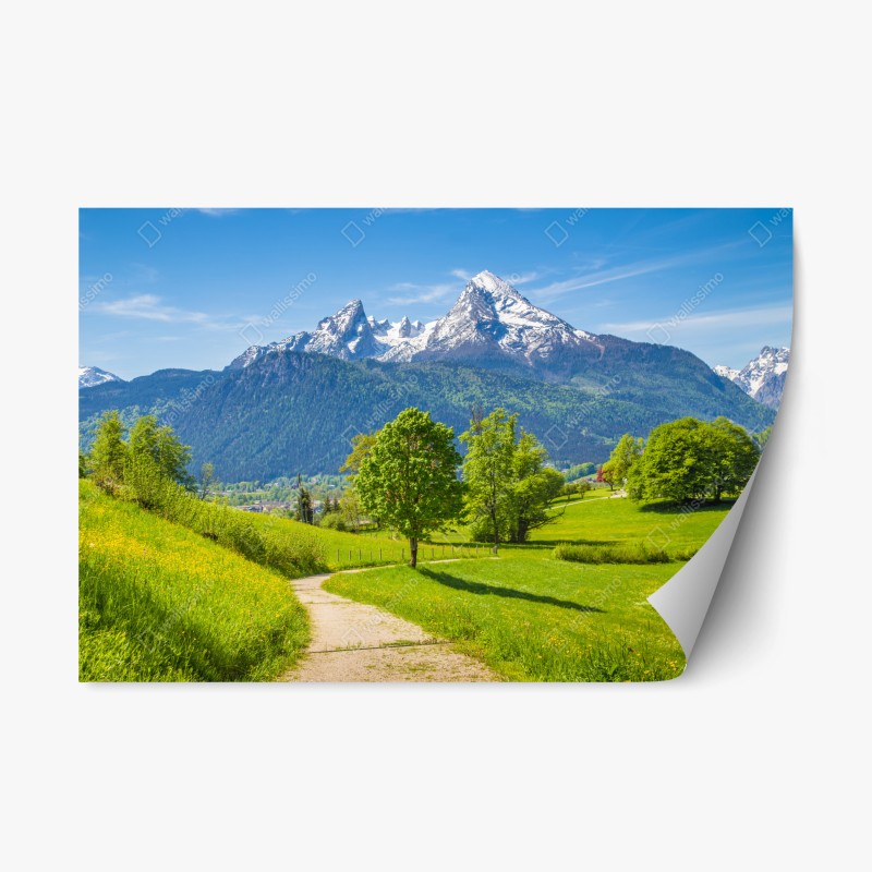 Repositionierbarer Aufkleber verspieltes doodle-muster mit herzen und sternen – Wallnifity®