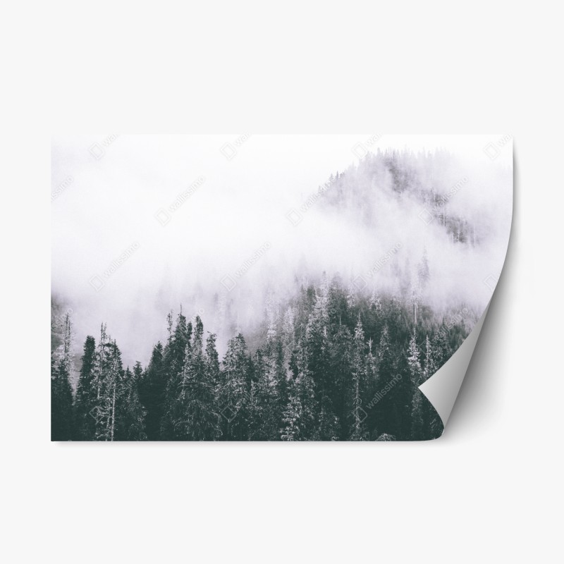 Repositionierbarer Aufkleber türkis und gold fließende abstraktion – Wallnifity®