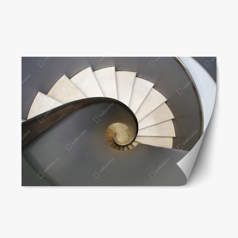 Repositionierbarer Aufkleber sonnenbeschienene bergstraße zum vulkan – Wallnifity®