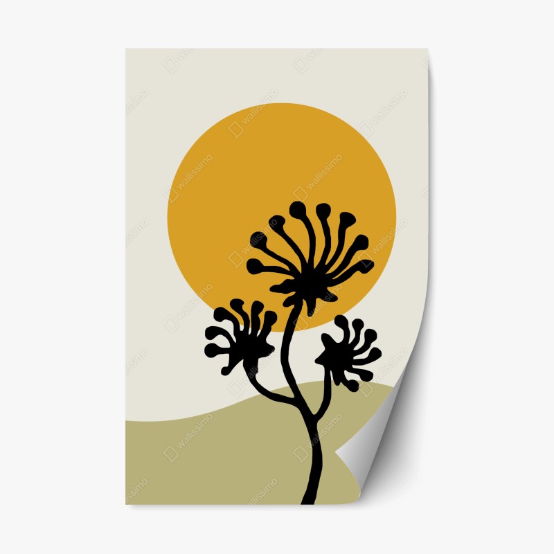 Repositionierbarer Aufkleber türkises seeidyll am Schrecksee, Bayern – Wallnifity®