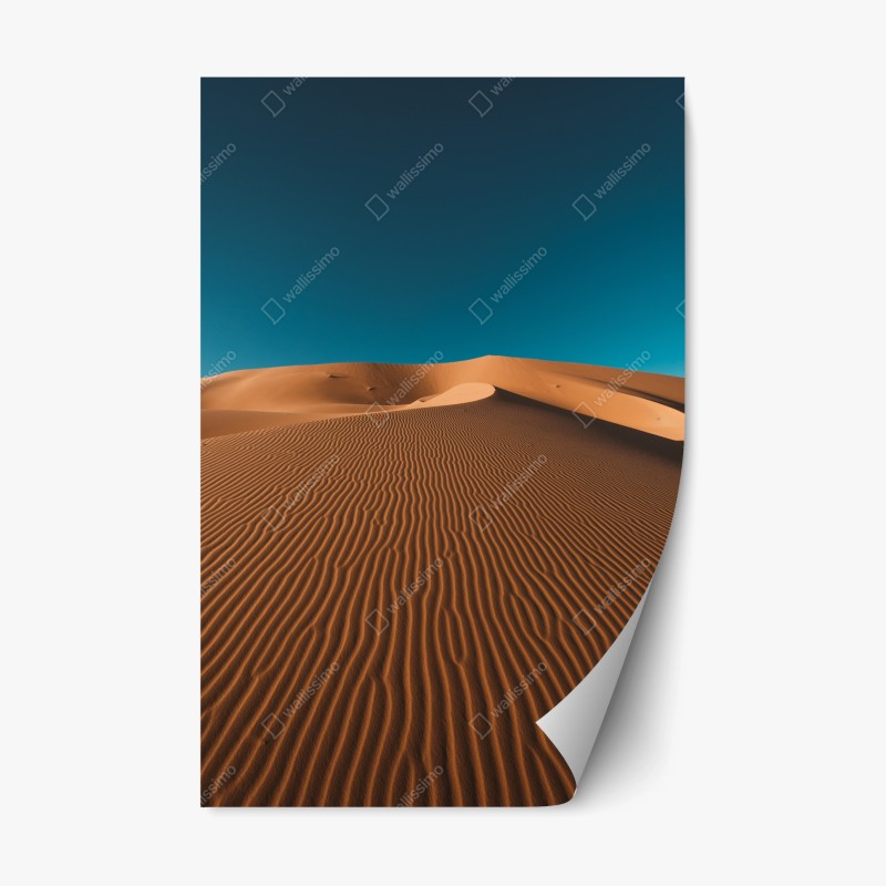 Repositionierbarer Aufkleber moosbedeckter waldbach im herbst – Wallnifity®