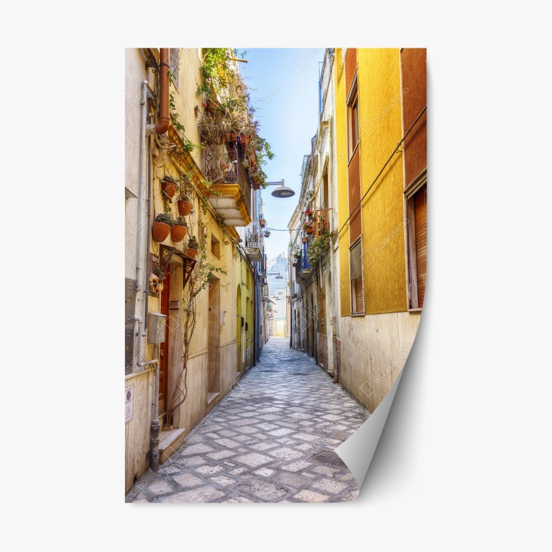 Repositionierbarer Aufkleber tropischer türkisstrand – Wallnifity®