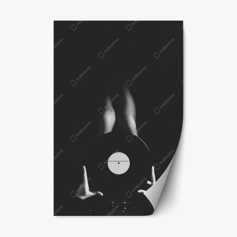 Repositionierbarer Aufkleber ruhiger grüner waldpfad – Wallnifity®