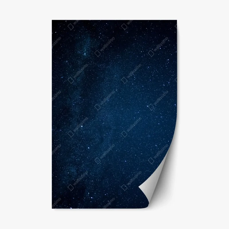 Repositionierbarer Aufkleber tiefblauer sternenhimmel