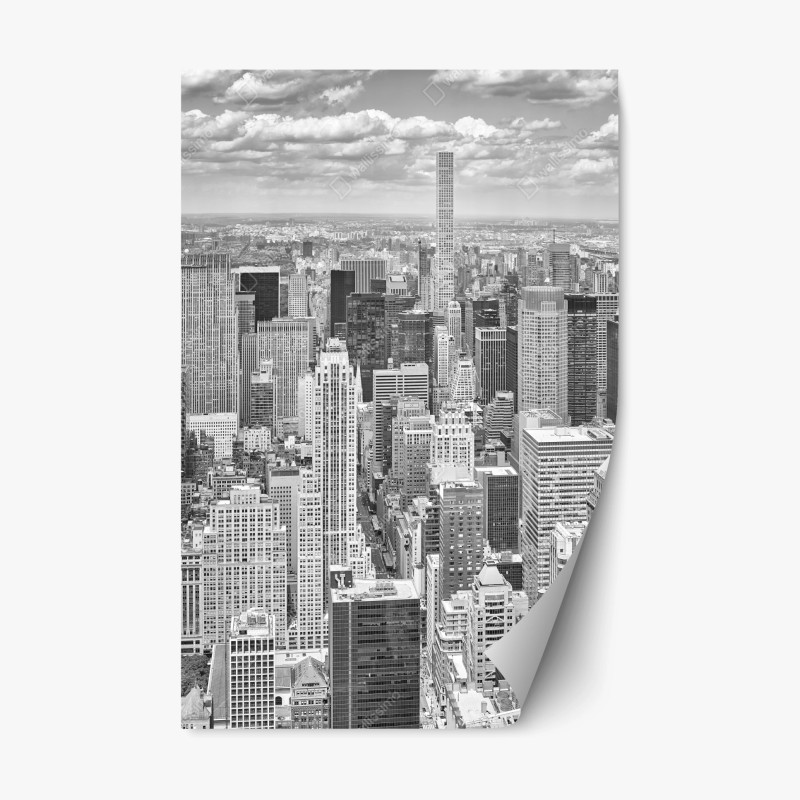 Repositionierbarer Aufkleber winterliche gimpel und vogelbeeren - muster – Wallnifity®