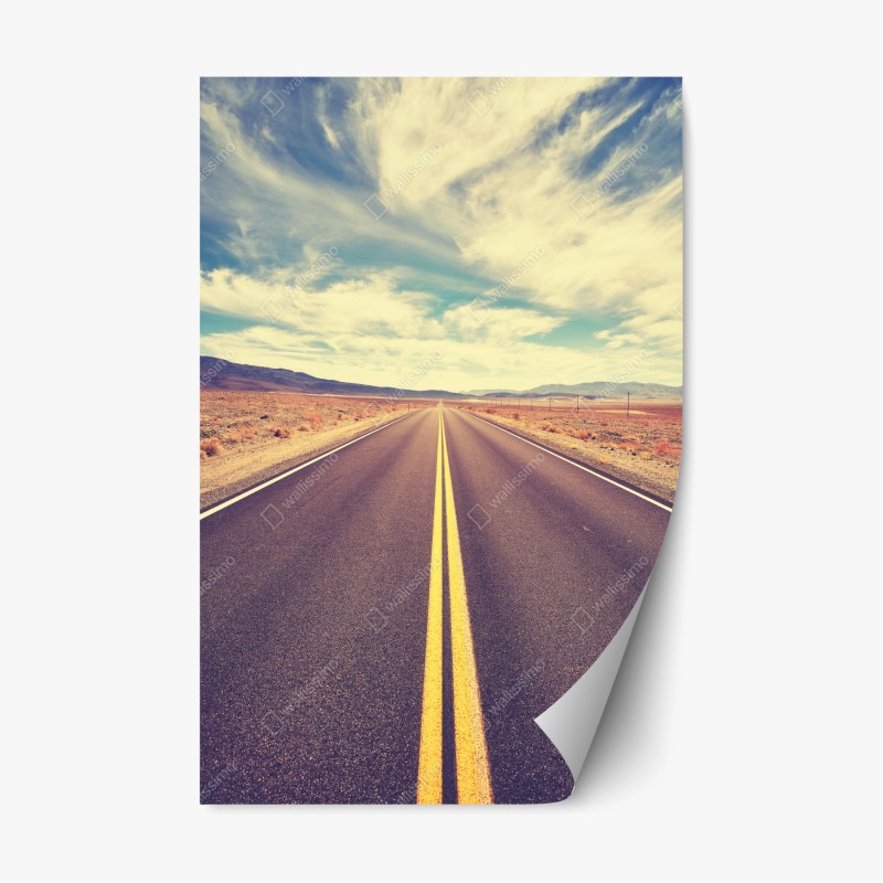 Repositionierbarer Aufkleber vintage collage mit bieretiketten – Wallnifity®