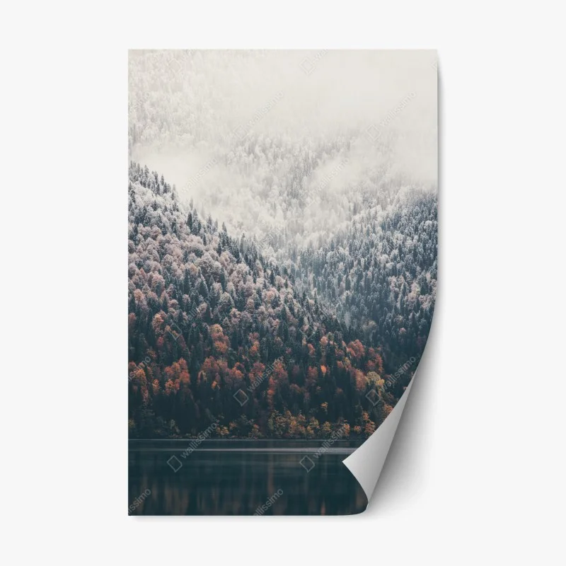 Repositionierbarer Aufkleber schwarzer marmor mit weißen adern – Wallnifity®