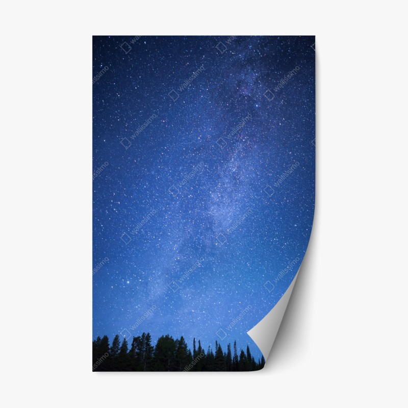 Repositionierbarer Aufkleber japanisches blaues seigaiha-wellenmuster – Wallnifity®