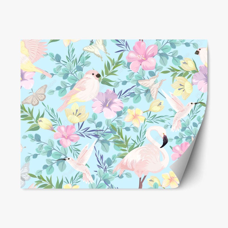 Repositionierbarer Aufkleber sonnenbeschienene bergstraße zum vulkan – Wallnifity®