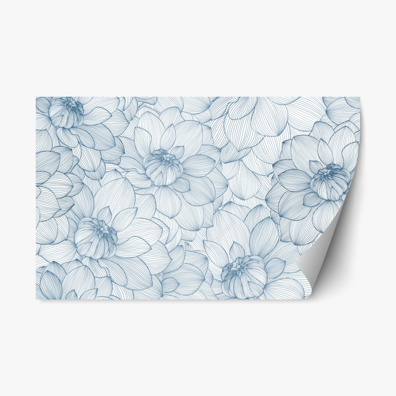 Repositionierbarer Aufkleber ruhiger grüner waldpfad – Wallnifity®