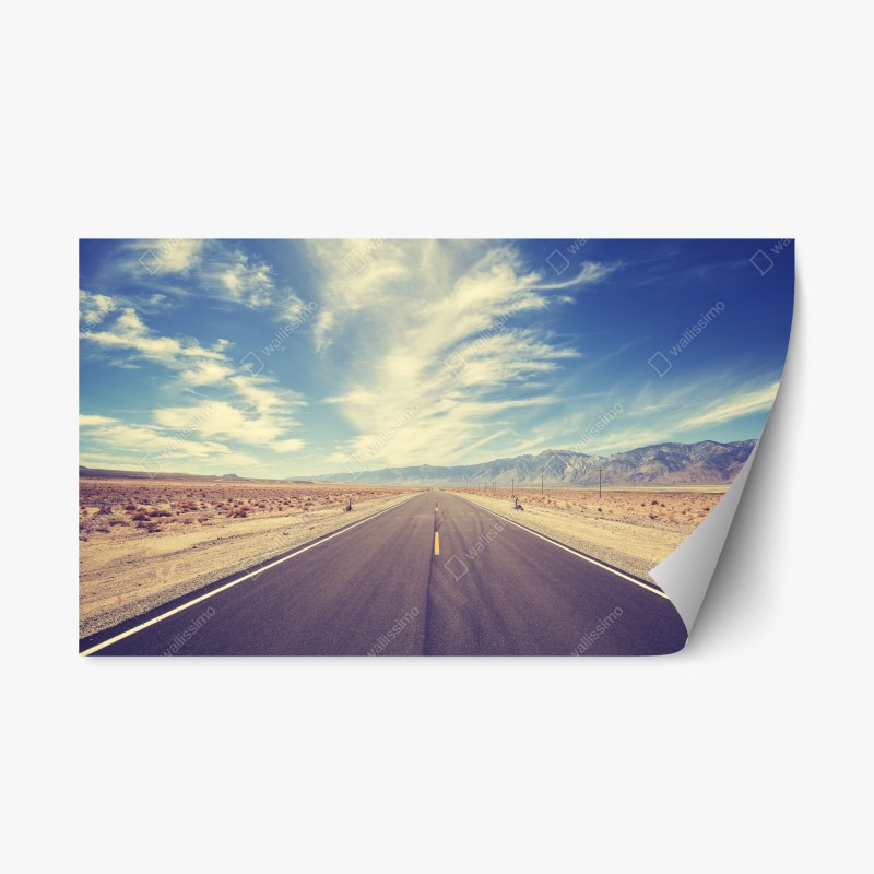 Repositionierbarer Aufkleber ruhige seebrücke über stillem meer – Wallnifity®